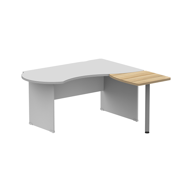 Элемент  приставной для столов 140 / 160 см, правый. Серия офисной мебели Berlin (Берлин).