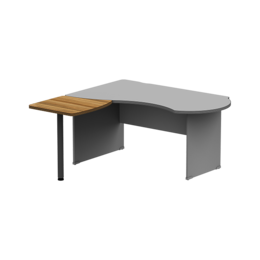 Элемент приставной для столов 140 / 160 см, левый. Серия офисной мебели Berlin (Берлин).